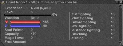 Signature for player Druid Noob 1