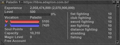 Signature for player Paladin 1